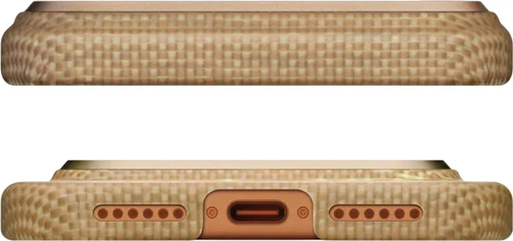 Панель Pitaka Ultra-Slim MagSafe для Apple iPhone 17 Pro Golden Glint (KI1705AG) - зображення 3