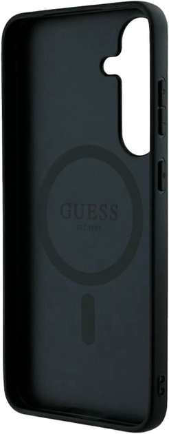 Etui Guess 4G Round Patch Classic Logo MagSafe do Samsung Galaxy S25 Plus Brown (3666339448967) - obraz 7