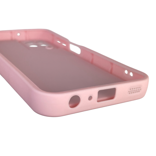 Чохол силіконовий Soft Touch з 3D принтом Майнкрафт для Samsung Galaxy M32 4G (SM-M325F) рожевий (Повний захист камери) - зображення 2