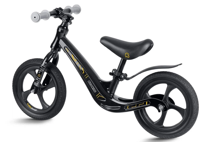 Rowerek biegowy dla dzieci Ricokids FUNNU 12" Czarny (5903890629601) - obraz 2