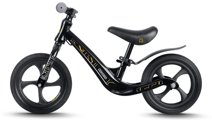 Rowerek biegowy dla dzieci Ricokids FUNNU 12" Czarny (5903890629601) - obraz 3
