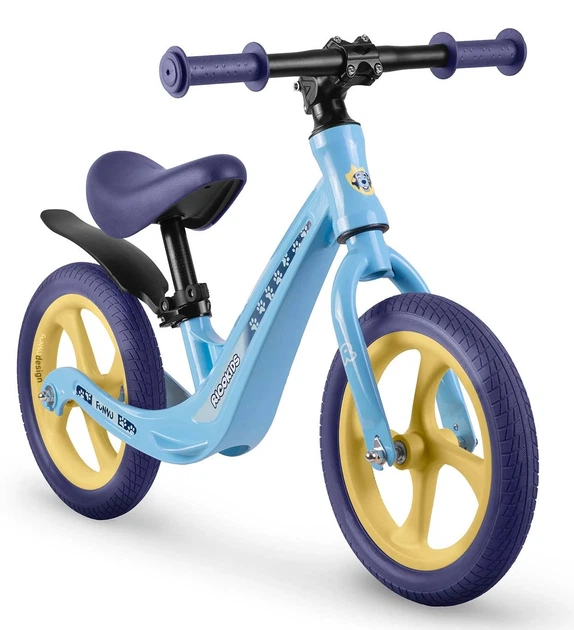 Rowerek biegowy dla dzieci Ricokids FUNNU 12" Pies Niebieski (5903890629656) - obraz 2