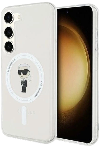 Etui plecki Karl Lagerfeld Ikonik na Samsung Galaxy S23 (S911) z MagSafe Przezroczysty (3666339241841) - obraz 7