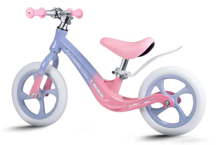 Rowerek biegowy Ricokids FUNNU 12" Fioletowy (5903890629625) - obraz 4