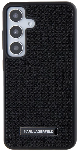 Etui plecki Karl Lagerfeld Rhinestone Metal Logo na Samsung Galaxy S24 (S921) Czarne (3666339241872) - obraz 5