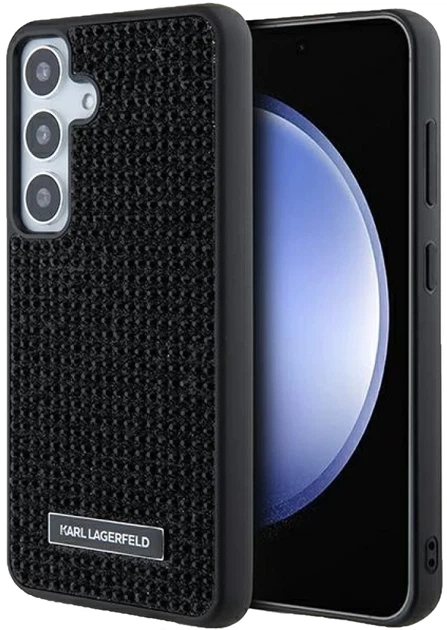 Панель Karl Lagerfeld Rhinestone Metal Logo для Samsung Galaxy S24 Plus (S926) Black (3666339241889) - зображення 7
