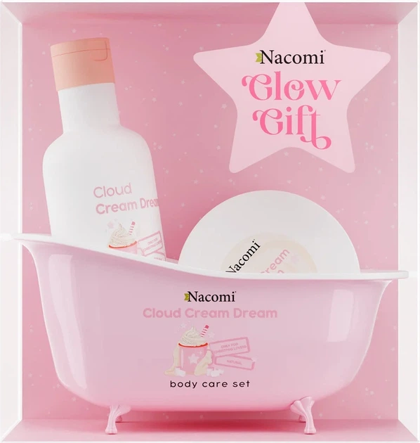 Набір для догляду за тілом Nacomi Cloud Cream Dream Гель для душу 300 мл + Кремове масло 100 мл (5902539725407) - зображення 1