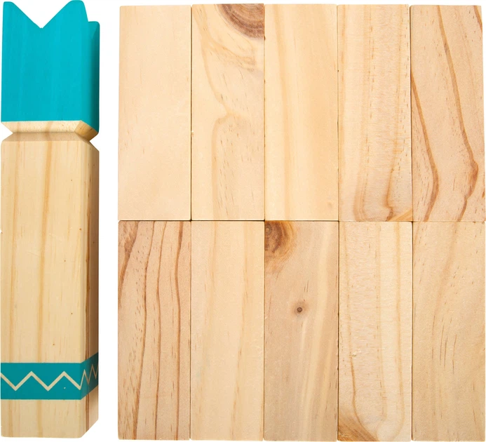 Набір для гри Small Foot Kubb Гра вікінгів з бавовняною сумкою (4020972124012) - зображення 7