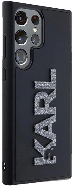 Etui plecki Karl Lagerfeld 3D Rubber Glitter Logo na Samsung Galaxy S23 Ultra (S918) Czarne (3666339241957) - obraz 5