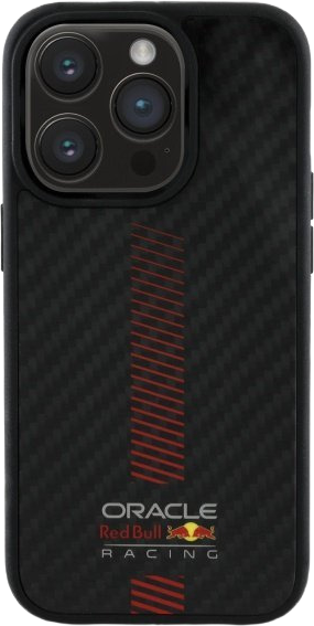 Панель Red Bull Carbon Fiber Power Bar MagSafe для Apple iPhone 14 Pro Black (RBHMP14L24CFGSMK) - зображення 3