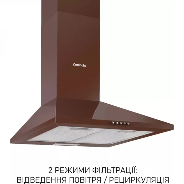 Вытяжка Minola hk 5214 br 700 led - изображение 3