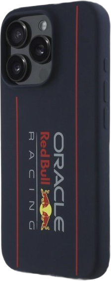 Панель Red Bull Silicone Vertical Logo MagSafe для Apple iPhone 15 Pro Max Navy (RBHMP15X24SIOLRV) - зображення 2