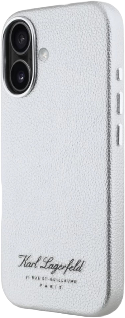 Etui Karl Lagerfeld FW Hotel RSG do Apple iPhone 16 Grey (KLHCP16SPGWCMKHG) - obraz 2