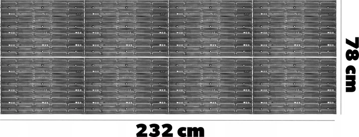 Інструментальна дошка Kadax K6425 стінка для майстерні 232 x 78 см (5903699455692) - зображення 2