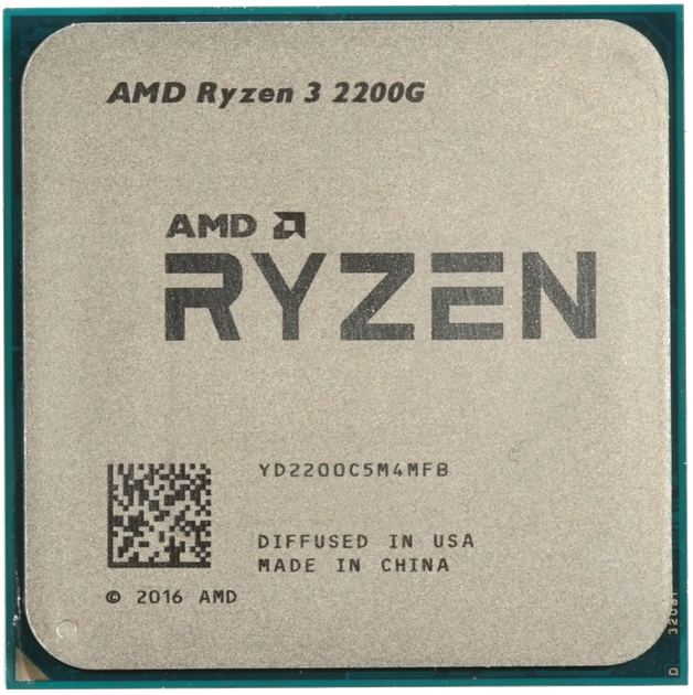 Процесор AMD Ryzen 3 2200G Socket AM4 (YD2200C5FBBOX) Б/В - Фото 1 Процесор AMD Ryzen 3 2200G Socket AM4 (YD2200C5FBBOX) Б/В - зображення 1