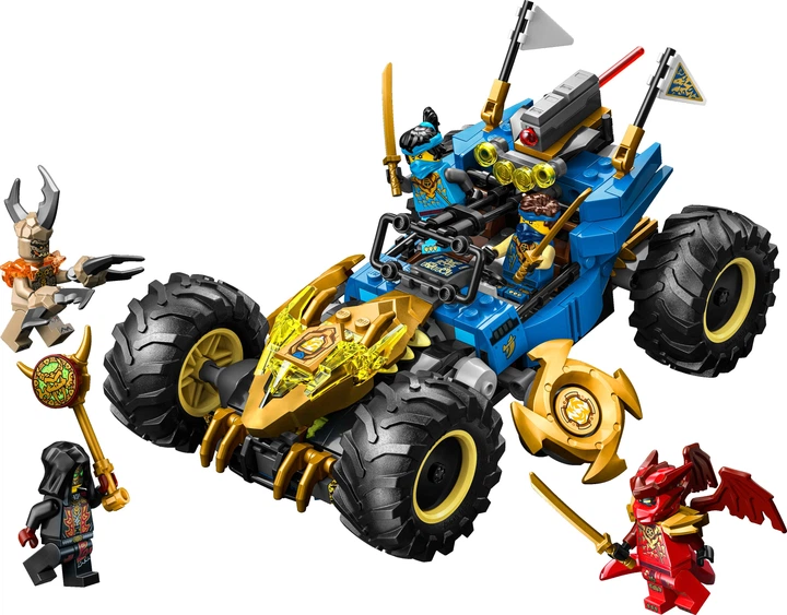 Конструктор LEGO Ninjago Автомобиль-трансформер Джея 387 деталей