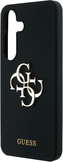 Панель Guess Big 4G Logo Bottom Script для Samsung Galaxy S25 Black (3666339449360) - зображення 5