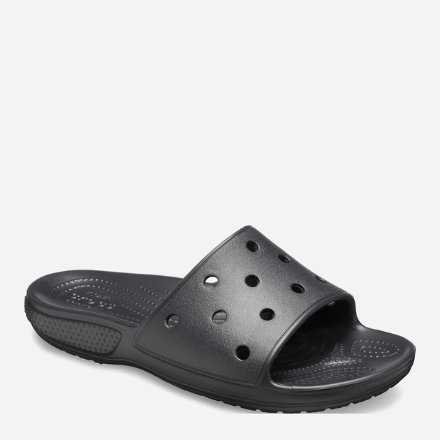 Жіночі шльопанці Crocs Classic Slide 206121-001 42-43 (M9/W11) 27 см Чорні (191448438408) - зображення 3