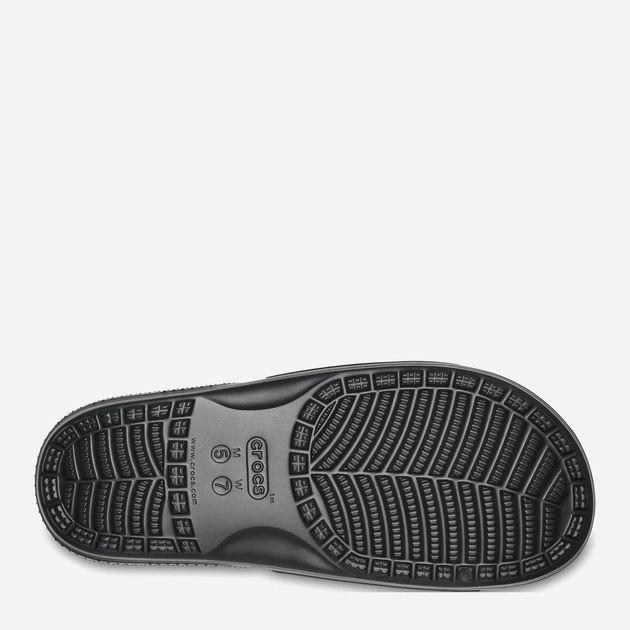 Жіночі шльопанці Crocs Classic Slide 206121-001 36-37 (M4/W6) 22 см Чорні (191448680319) - зображення 5