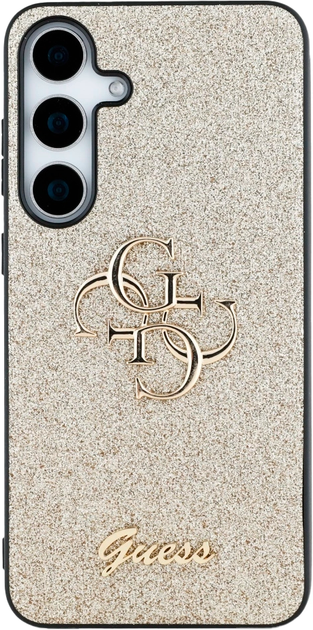 Панель Guess Fixed Glitter Big 4G Logo для Samsung Galaxy S25 Plus Gold (3666339449452) - зображення 3
