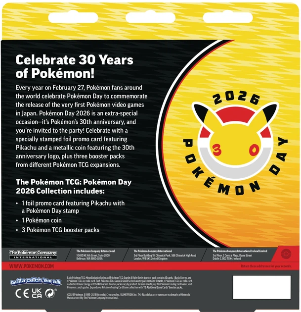 Zestaw kart Pokemon Pokemon TCG: Pokemon Day Special Collection (196214139701) - obraz 3