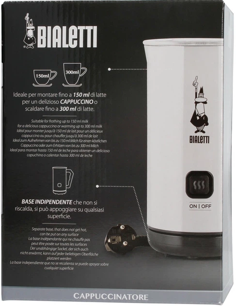 Спінювач молока Bialetti Milk Frother MKF02 Bianco (955555912554191) - Уцінка - зображення 5