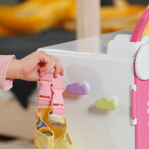 Szafa dla lalek Zapf Creation Baby Born Rainbow Wardrobe z akcesoriami 836040 (4001167836040) (955555914458680) - Outlet - obraz 5