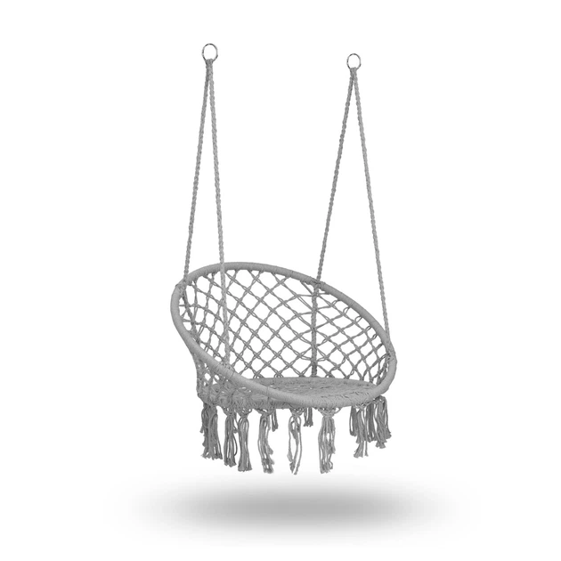 Fotel wiszący Sofotel Boho huśtawka ogrodowa szary (290002) (955555914039787) - Outlet - obraz 3