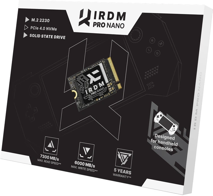Dysk SSD Goodram IRDM Pro Nano 1TB M.2 2230 PCIe 4.0 x4 NVMe 3D NAND (IRP-SSDPR-P44N-01T-30) (955555907074403) - Outlet - obraz 5