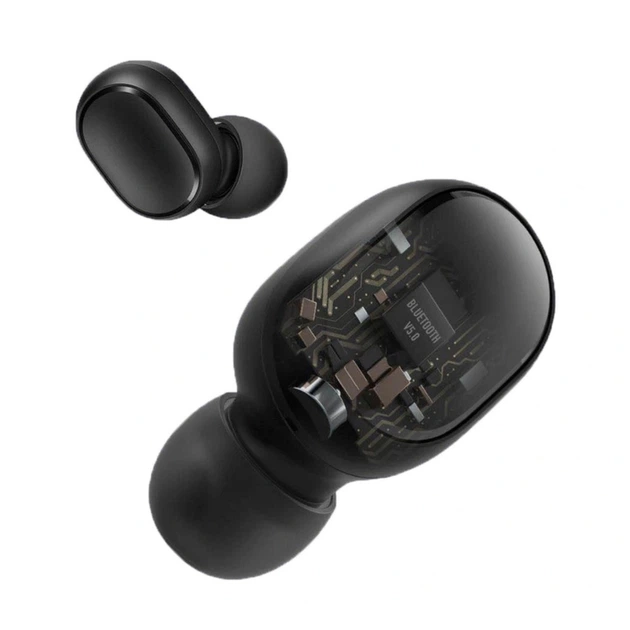 Słuchawki Xiaomi Mi True Wireless Earbuds Basic 2 Czarne (BHR4272GL) (28592/02332626) - Outlet - obraz 5