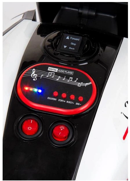 Motocykl elektryczny dla dzieci Enero Avalon 3-kołowy Biały (5902431033037) (955555909616698) - Outlet - obraz 7