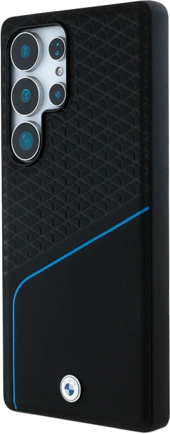 Etui BMW Textured and Smooth MagSafe do Samsung Galaxy S25 Ultra Black (3666339448769) - obraz 2