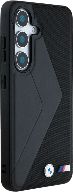 Etui BMW Oversized Stripes MagSafe do Samsung Galaxy S25 Black (3666339448783) - obraz 4