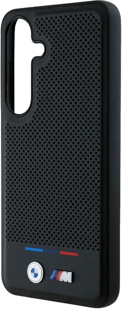 Etui BMW Tricolor Stripe MagSafe do Samsung Galaxy S25 Black (3666339448790) - obraz 5