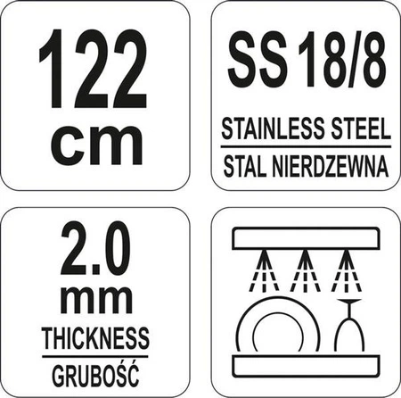 Mieszadło Yato do kotła 122 cm (5906083012204) - obraz 2