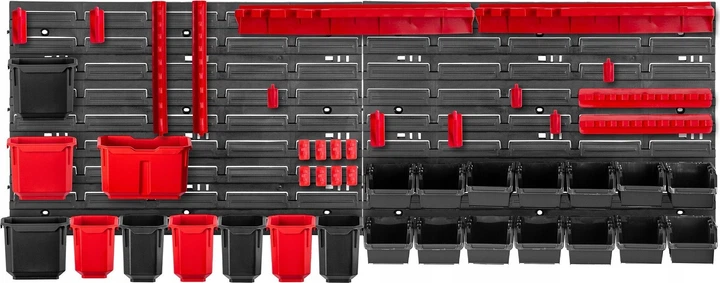 Tablica narzędziowa Kadax K7715 ścianka warsztatowa 116 x 39 cm 46 elementów (5903699468678) - obraz 3