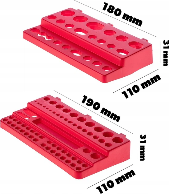 Tablica narzędziowa Kadax K7716 ścianka warsztatowa 116 x 39 cm 39 elementów (5903699473672) - obraz 8