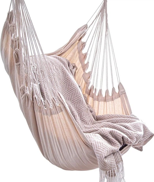 Hamak brazylijski Ambiance Beżowy (911910) - obraz 2