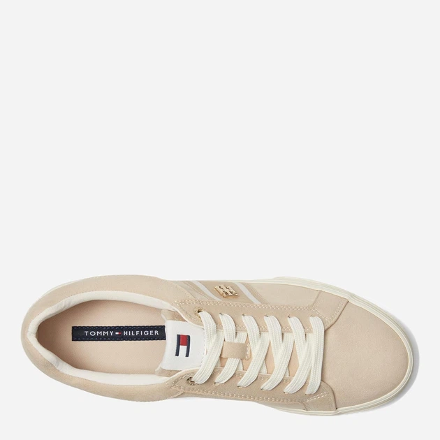 Женские кеды низкие Tommy Hilfiger 420312201 43 Бежевые (1159848807) - изображение 6
