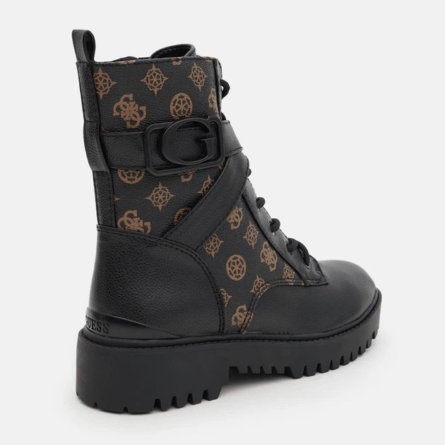 Женские демисезонные берцы высокие Guess 473816939 40 Черные (1159818053) - изображение 4
