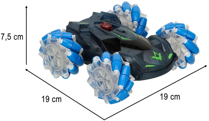 Автомобіль на дистанційному управлінні Revolt Slydz Vapor Racer 360 Синій (5903039752306) - зображення 7