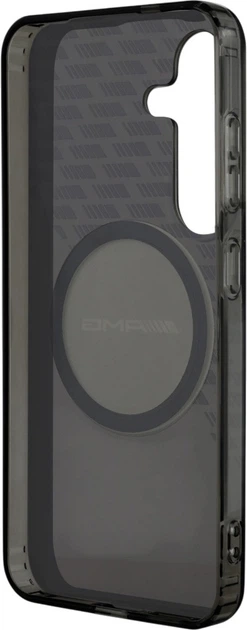 Etui plecki AMG Transparent Rhombs MagSafe do Samsung Galaxy S25 Black (3666339422080) - obraz 5