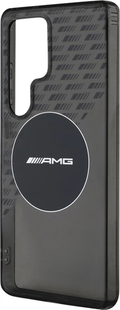 Etui plecki AMG Transparent Rhombs MagSafe do Samsung Galaxy S25 Ultra Black (3666339422103) - obraz 5