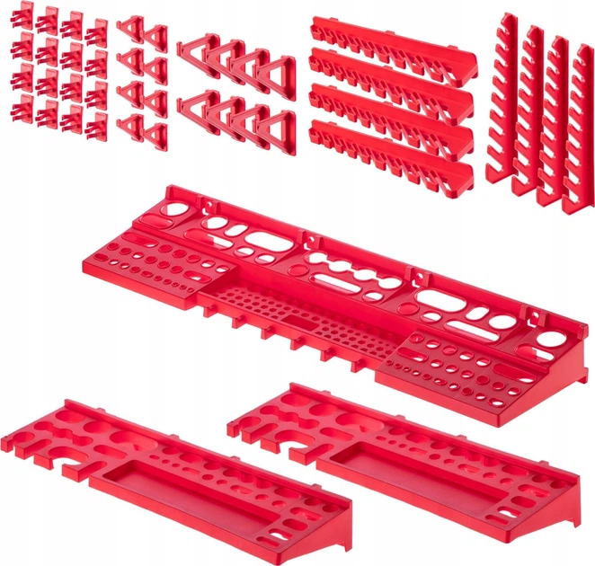 Tablica narzędziowa Kadax K7661 ścianka warsztatowa 116 x 78 cm 61 elementów (5903699468135) - obraz 7