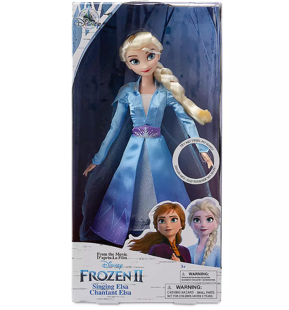 Поющая кукла Disney Эльза Frozen 30см - Фото 2 Поющая кукла Disney Эльза Frozen 30см - изображение 2