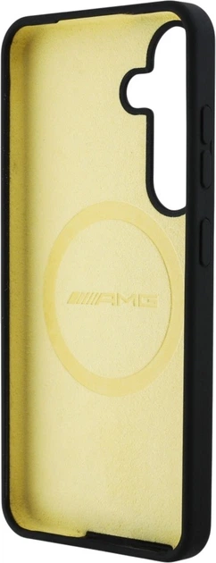 Etui plecki AMG Oversize Rhombs MagSafe do Samsung Galaxy S25 Black (3666339422295) - obraz 5