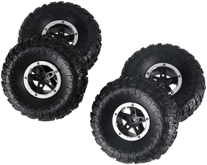 Машинка на дистанційному управлінні KIK Rock Crawler 4x4 LHC012 авто 2в1 Чорна (5903039720558) - зображення 11