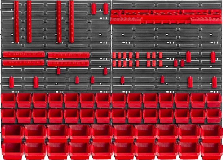 Tablica narzędziowa Kadax K7649 ścianka warsztatowa 116 x 78 cm 89 elementów (5903699468012) - obraz 4