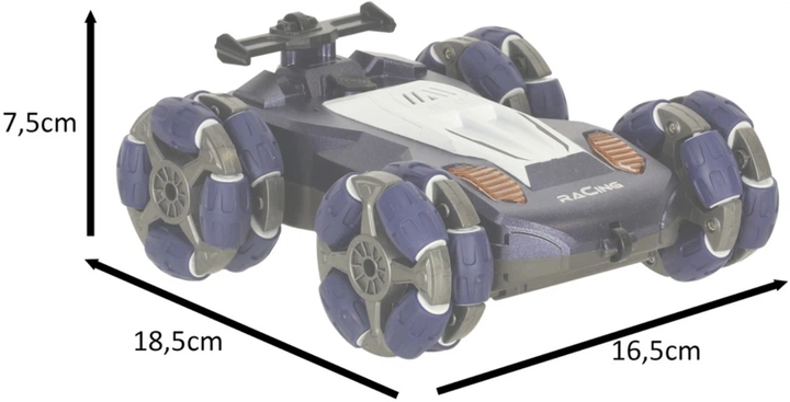 Samochód zdalnie sterowany KIK z podwójnymi kołami (5903039751262) - obraz 9