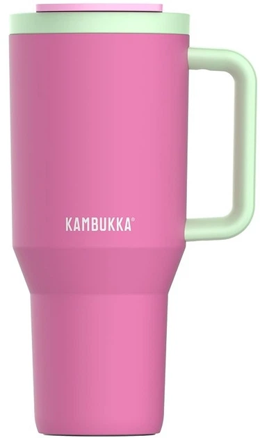 Kubek termiczny Kambukka Rio Bubblegum Mint 11-08004 950 ml Różowy z miętowym (5407005144336) - obraz 1